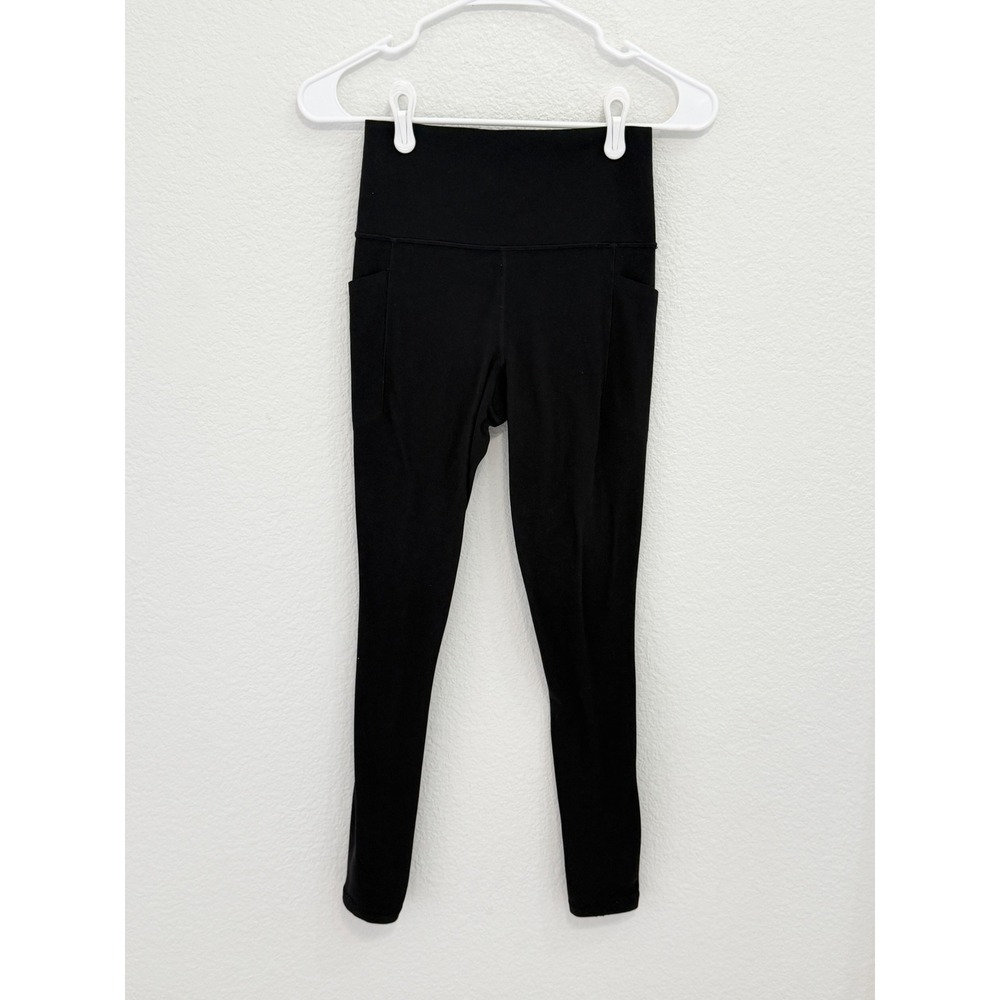 Athleta Salutation Stash Tight Black High Rise Leggings XS Pockets